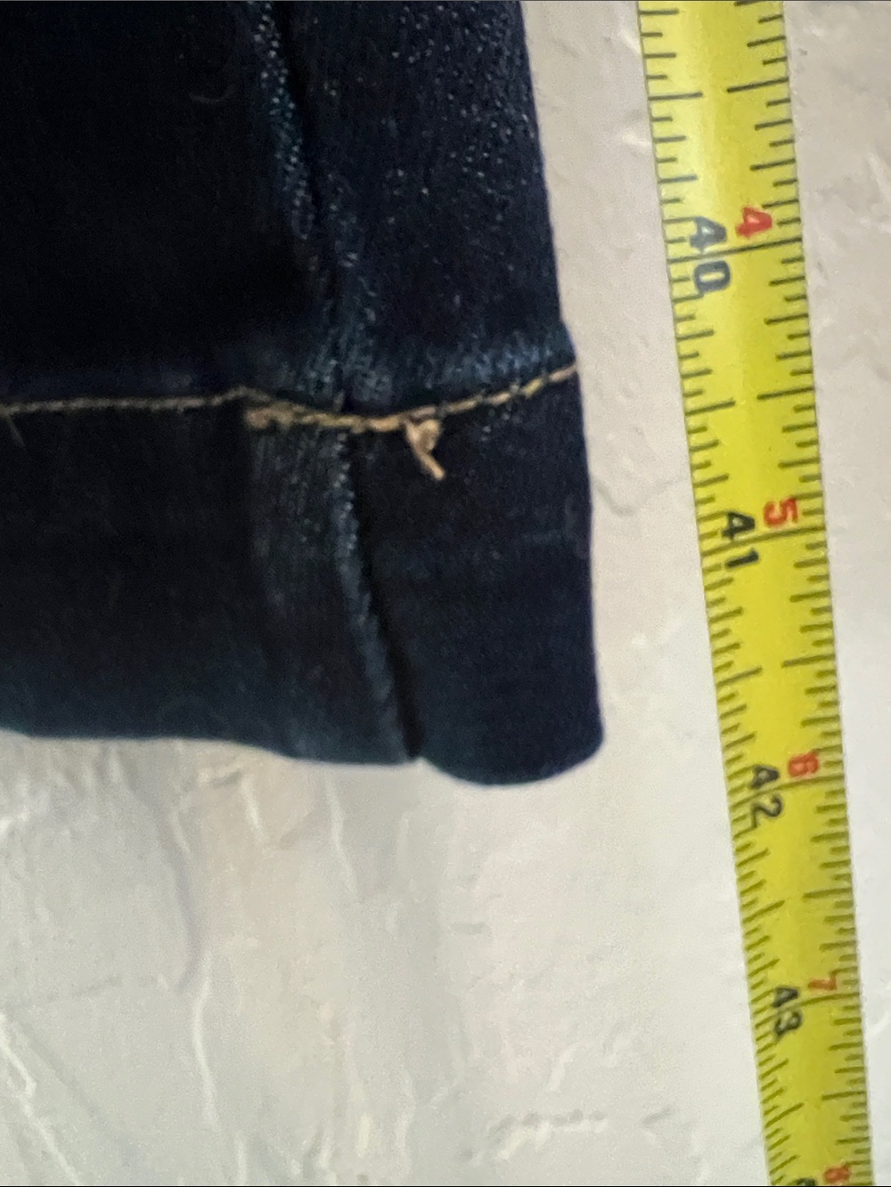NWT SZ10 Democracy Dark Blue Stretch w/Ab Support Panel Lightweight Wide Leg. - Picture 4 of 8